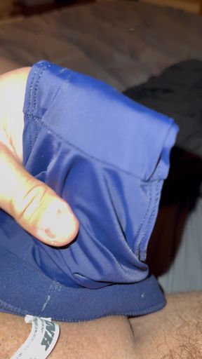 Nurses Blue Satin Panty
