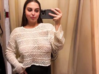 TRY ON HAUL IN ADVANCE OF SCHOOL (YEP..MY TITS ARE REAL!)