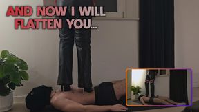And Now I Will Flatten You in my Metal High Heels Boots