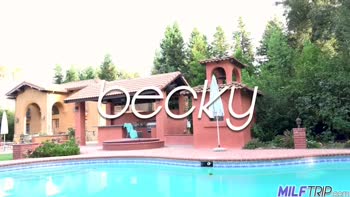 Becky Bandini's Busty MILF Adventure: Outdoor Fuck