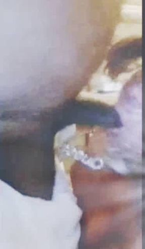 A big black cock fucking my pretty mouth