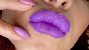 SEXY PURPLE LIPS!