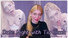 Dinner Night and Passionate POV Sex with Tia Black