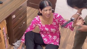 Beautiful Indian Maid Under Pressure – PART 1