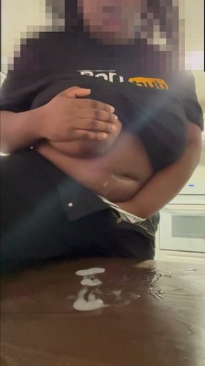 I CREAMED On My Friends Kitchen Table After She Left For Work!   Clip 1