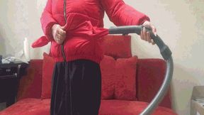 My powerful vacuum cleaner will clean the touch nylon jacket with great suction power WMV