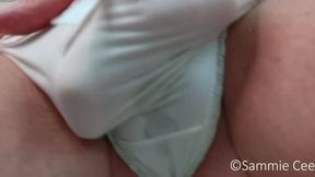 Pregnant playing with myself selfie style