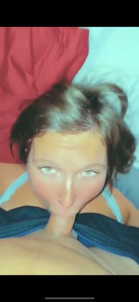 My 55m photographer fucked my mouth and I gave him 2 amazing blowjobs down in my throat gagging me with his huge dick