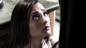 ”Dorm Hottie Ravaged By Ebony Boyfriend & His Weirdo Dad”