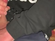 almost got caught by my neighbor on the terrace. no cum (Part 2)