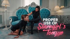 Proper Tongue Training Slavegirl’s (4k)