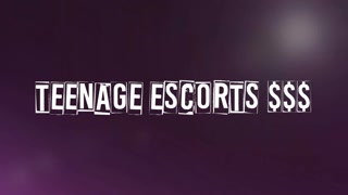 Hot petite teen escort giving a rimjob