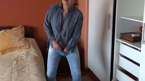 I get home very excited and I start to touch myself before being fucked by my stepson