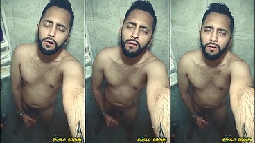 Jerking off in the shower Come and join me next time ?