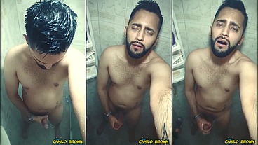 Jerking off in the shower Come and join me next time ?