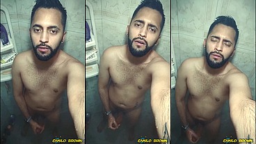 Jerking off in the shower Come and join me next time ?