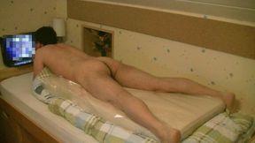 Naked Foil Hump Masturbation