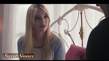 Zac Wild Questions Kenna James &amp_ Before He Even Realizes They Are Naked And She&#039_s Riding His Dick - SWEET SINNER