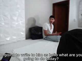 Homo pair experiments banging a Latin babe with consummate bazookas - Dilan Clavijo