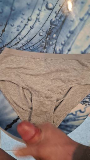 I squirt on my stepdaughter's panties