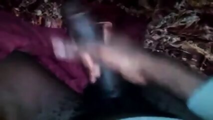 stroking bbc cumshot playing with my big long black dick