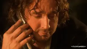 Housewife with blonde hair gets eaten out and fucked in the kitchen