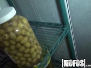 Mofos - Sexy Barmaid gets pounded in the back room