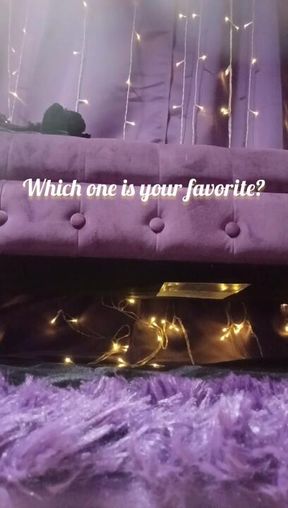Which pair of stockings make your Dick twitch?💋