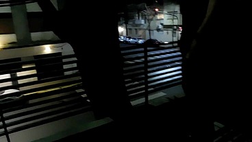 MI HIJASTRO ME COJE EL CULO EN EL BALCON