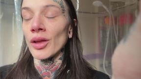 plucking nose hairs