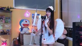 ASMR Rafaela de MLBB Mobile Legends dice sus frases con el micrófono 3dio.