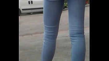 candid ebony teen tight jeans