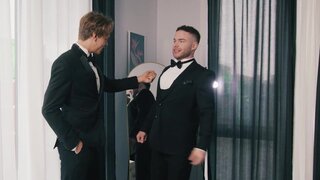 The groom has one last chance to fuck his best friend