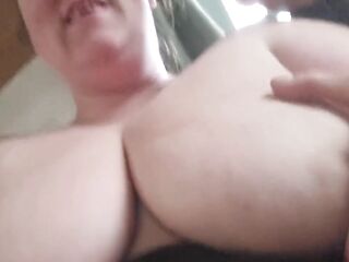 Milk Release with Breast Play In advance of I Cum