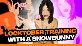 Chastity Locktober Training with a Snowbunny ❄️🐰