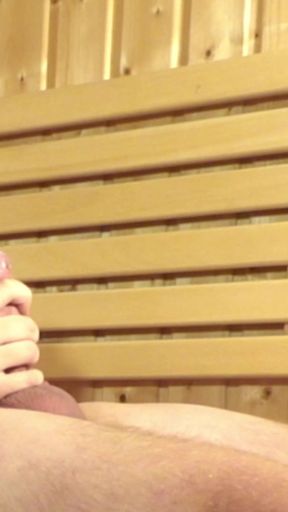 Key moment from "Huge sauna cum"