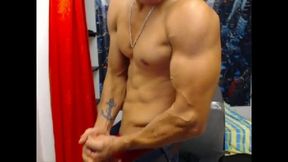 Latino Male Ken Flexing Show