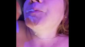 Cumming on Hotwife Steffi'_s Face