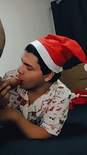 Sitting on Santa's Lap