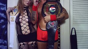 BEHIND THE SCENES OF PORN SHOOT MAN VS WOMEN MATCH HEAD SCISSORS &amp_ BOSTON CRAB MATCH 2 MATCHES PLUS HOT BLOWJOB