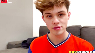 Sexy Twink Bottoms TAKEN HARD by 3 Hung Daddies Big Cock DP  Facial for Cutie