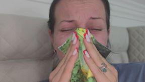 Huge amount of snot running down my face. 8K