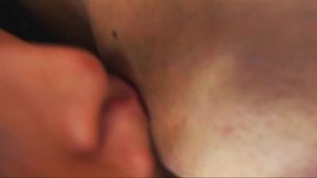 Redhead and Black Haired Latina Have Fun Licking Pussy and Feet