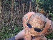 Strip and walk naked in public park, with big dildo up my ass, campers near by make me feel excited