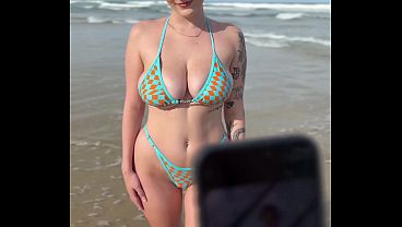 Busty babe Jade Harper gives a naughty handjob and sloppy blowjob