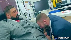 Diego Reyes And Marco Napoli - Gets Banged By On His Own Desk