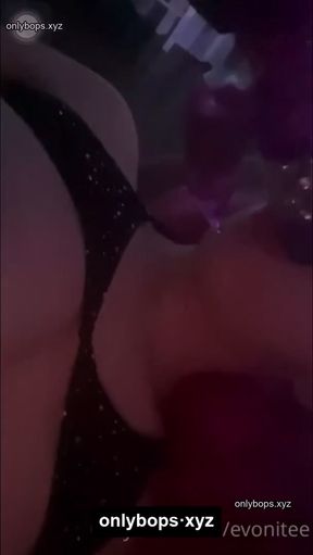 Amateur celebrity TikTok star gets a group session with fellow influencers