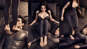 Goddess Selene – Barefoot Trampling & Underfoot Control Animation