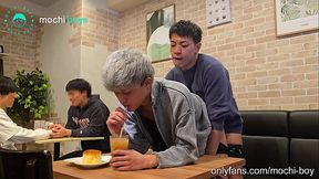 Blowjob in Public Japanese Cafe