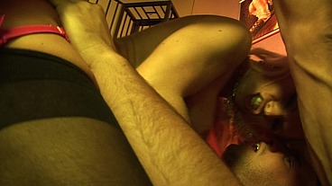 Kat Lee, Kit Lee And Victoria Rush In A Bisexual Orgy With Big Cocks